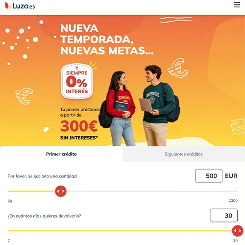 Luzo.es sitio